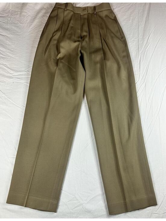 Pants - 🤎✨Vintage Embassy Row Petites  Pure Wool Pleated Dress Pants Trousers khaki 6P
